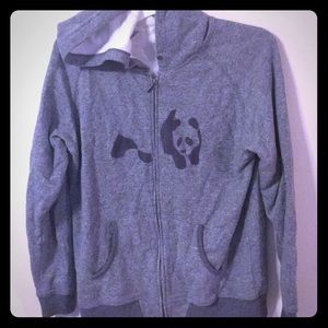 Zippered hoodie
